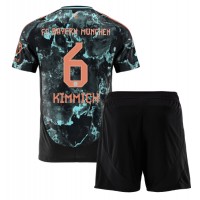 Echipament fotbal Bayern Munich Joshua Kimmich #6 Tricou Deplasare 2024-25 pentru copii maneca scurta (+ Pantaloni scurti)